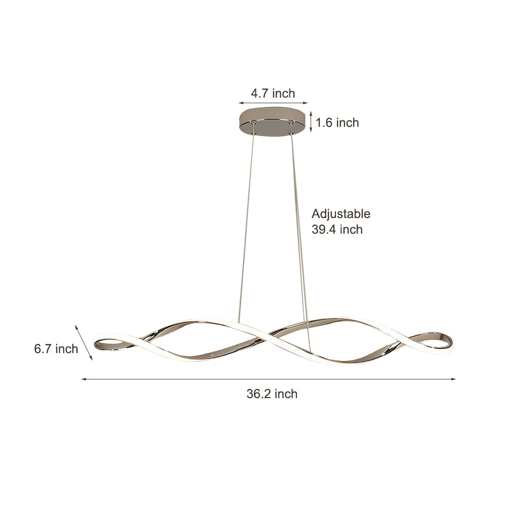 Waveform Pendant Light Modern Creative LED Ceiling Light