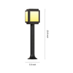 Contemporary Solar Path Lights Post Top Garden Stake Light