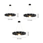Cloth Chandelier Large Diameter Noise Reduction Felt Ceiling Lights