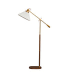 Adjustable Reading Lamp Floor Retro Bedroom Task Swing Arm Lamps