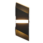 Square Tube LED  Up And Down Outdoor Wall Lights