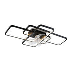 Big Ceiling Fans with Lights Acrylic Shade Clear ABS Blade Fan Light
