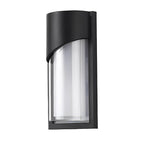 Black Outdoor Wall Light Modern Waterproof LED Light