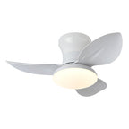 Ceiling Fan with Dimmer Light Modern Small 3-Blade and Remote Quiet