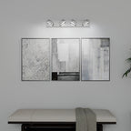 Chrome Bathroom Vanity Light Luxury Minimalist Aluminum Mirror Light