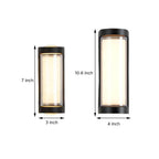 Sleek Dual-Directional Outdoor Wall Light with Modern Arc & Rectangular Designs