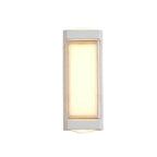 Sleek Dual-Directional Outdoor Wall Light with Modern Arc & Rectangular Designs