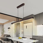 Island Linear Pendant Lighting Japanese Minimalist Ceiling Lights