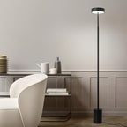 Petite Floor Lamp Modern Dimmable  Contemporary Reading Pole Lamps