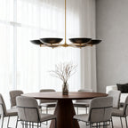 Black and Gold Chandeliers Contemporary Stylish Vintage Ceiling Light