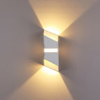 Square Tube LED  Up And Down Outdoor Wall Lights