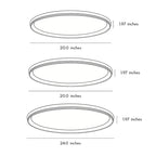 Slim Ceiling Light Modern Style Round Aluminum Light