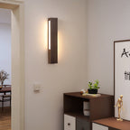 Japanese Wall Light for Bedside Aluminum Wood LED Lamp