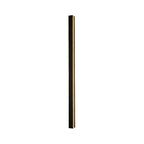 Linear Outdoor Wall Sconce Minimalist LED Black Lamp