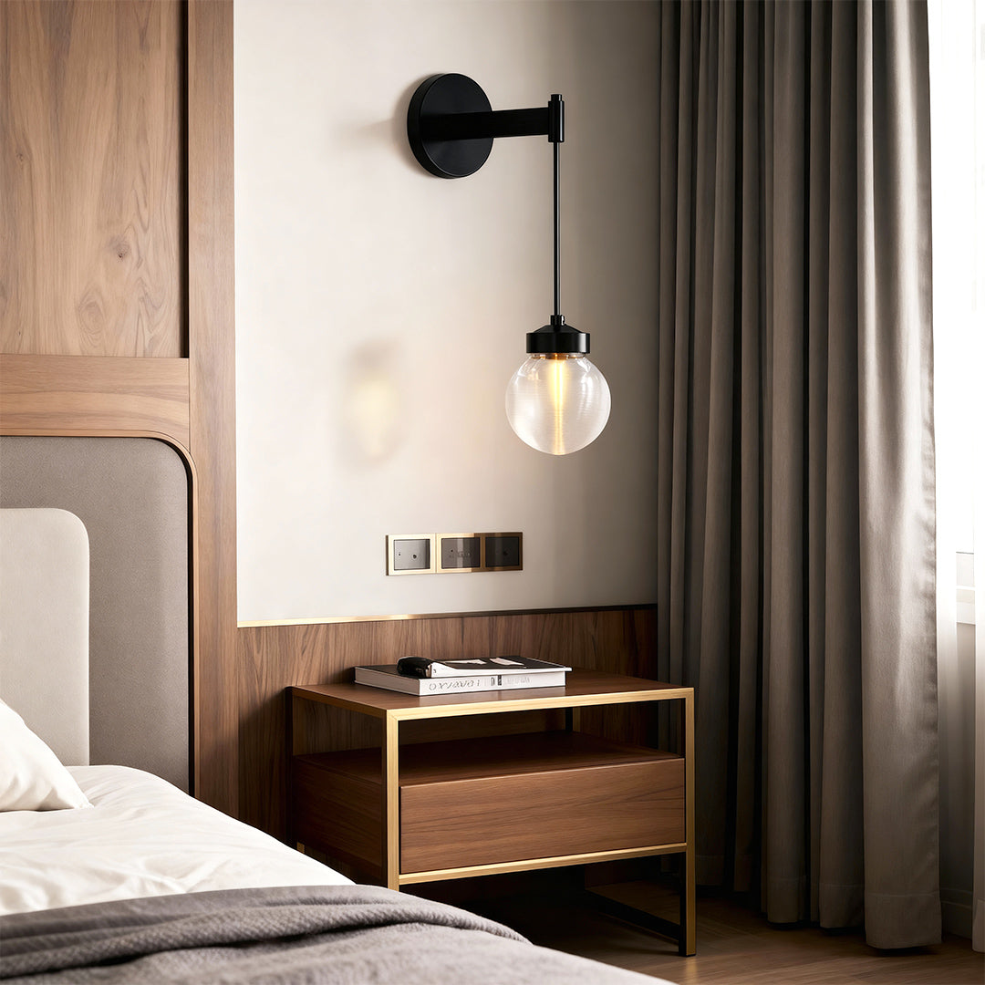 Wall Mounted Hanging Light Modern Minimalist Glass Lamp