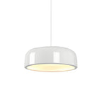 Smithfield Pendant Light: Modern Aluminum Hanging Fixture in Black/White