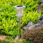 Solar Light Bug Zapper Solar Garden Purple-Light Mosquito Killer Lamp