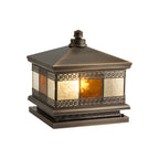 Solar Column Pillar Lights European Square Outdoor Lamp