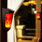Solar Energy LED Outdoor Wall Lamp Flame Light Wall Sconce Lighting Wall Lights