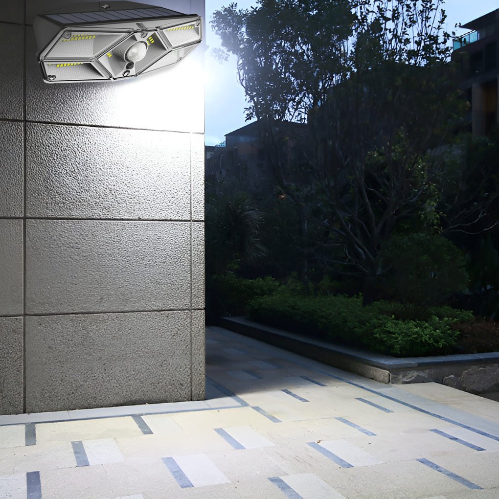 Solar Energy Wall Lamp Motion Sensor LED Outdoor Wall Sconces Lighting