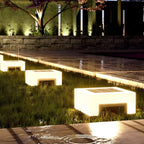 Front Lawn Lights Minimalist Square Waterproof LED Light