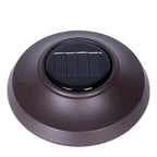 Solar Glass & Metal Stake Lawn Lights LED Retro Modern Waterproof Lighting