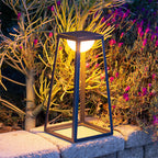 Metal Frame Outdoor Floor lantern Waterproof Garden Lighting
