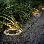 Flat Garden Lights Modern Solar Waterproof In-Ground Light