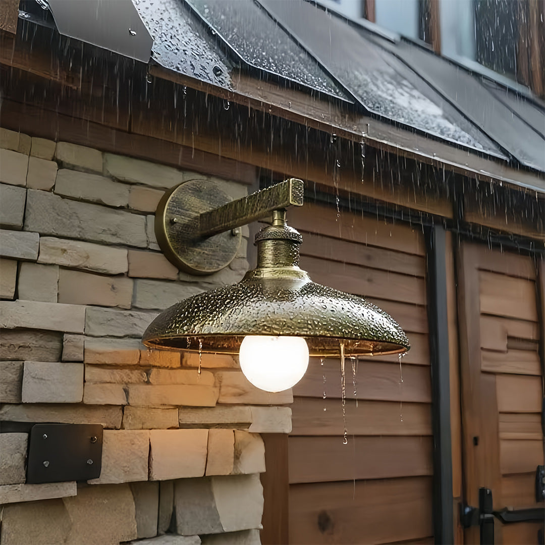 Outdoor Wall Lights Vintage Waterproof LED Iron Light