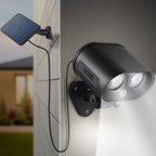 Solar Motion Sensor Lamp Adjustable Outdoor Wall Light