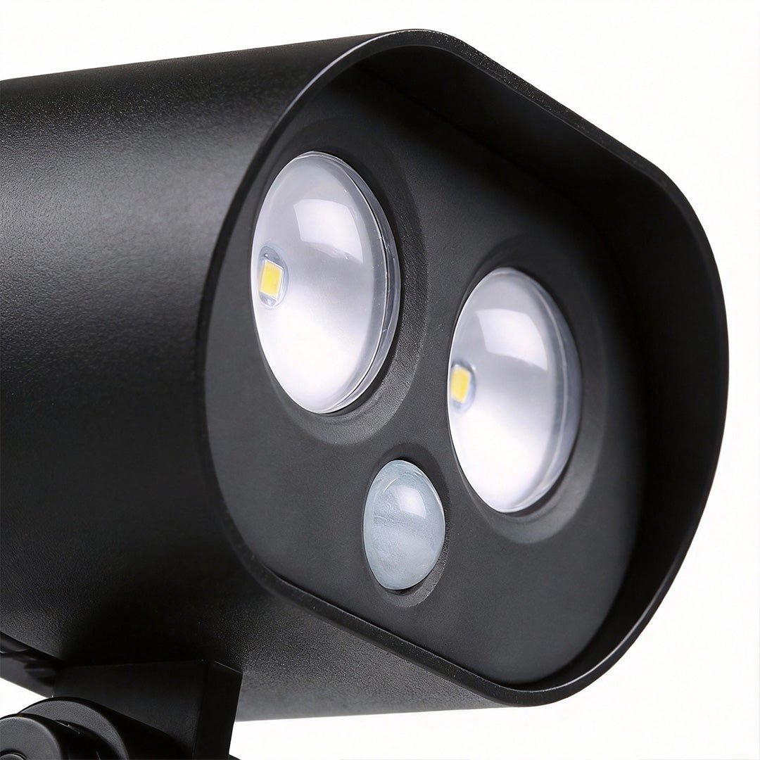 Solar Motion Sensor Lamp Adjustable Outdoor Wall Light