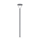Garden Pole Lamp Modern Waterproof Solar LED Aluminum Light