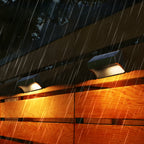 Solar Outdoor Wall Lights Dusk to Dawn Minimalist Waterproof Ambient