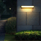 Black Outdoor Porch Lights Rectangular Waterproof Light