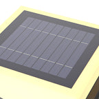 Contemporary Outdoor Pillar Lights Waterproof Solar-Powered