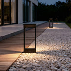 Solar Pathway Outdoor Lamp Elegant LED Aluminum Light