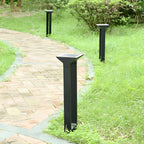 Solar Pathway Outdoor Lamp Elegant LED Aluminum Light