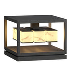 Brick Pillar Solar Lights Square Waterproof Metal Light