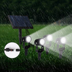 Solar Powered Landscape Spotlight Outdoor Adjustable Light