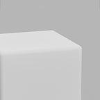 Solar-Powered Luminous LED Cube White Waterproof Outdoor Floor Light