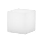 Solar-Powered Luminous LED Cube White Waterproof Outdoor Floor Light