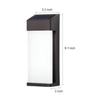 Solar Powered Outdoor Sconces LED Waterproof Metal Lamp