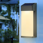 Solar Powered Outdoor Sconces LED Waterproof Metal Lamp
