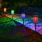 Solar Stake Light Retro Rgb In-Ground Mood Waterproof Light