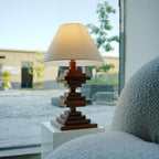 Solid Wood Table Lamps American Retro Full-Spectrum Lamp