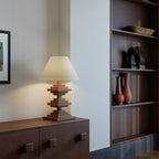 Solid Wood Table Lamps American Retro Full-Spectrum Lamp