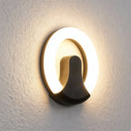 Black Wall Sconce Light LED Outdoor Personality Light