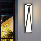 Exterior Wall Light Black Modern Metal Waterproof Light