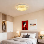 Flush Mounted LED Lights Luxury Eye-Protecting Crystal Lamp