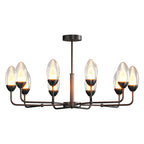 Modern Minimalist Chandelier Full Copper Luxury Ceiling Light